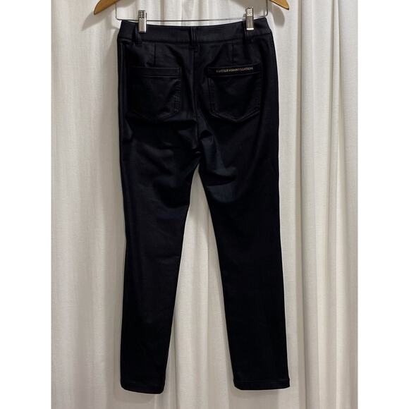 Master Bunny Edition Track Pants Leggings Tuxedo Stripe Spell Out Black Size 0 - Picture 10 of 16